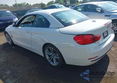 2016 BMW 428 I Sulev z USA, uszkodzony, nr VIN WBA3V7C53G5A26880
